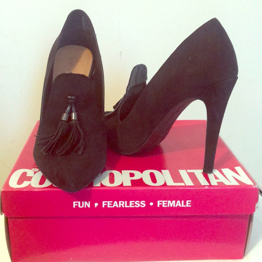 Suede stilettos
